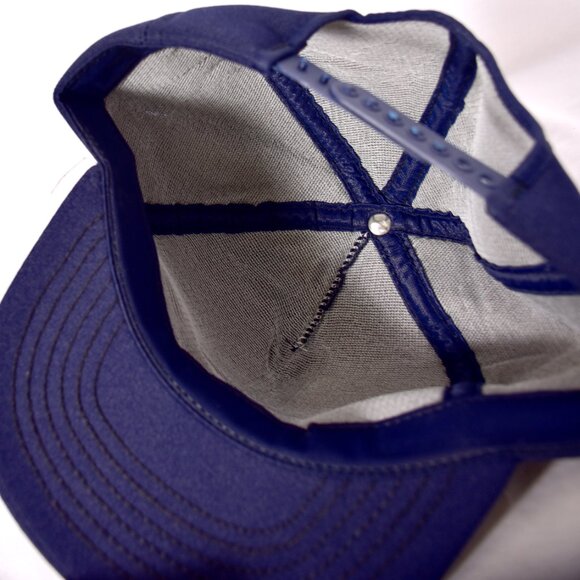 C.H. Branyon Pipe Co. Trucker Ball Cap Vintage Made in the USA Blue - Picture 5 of 7